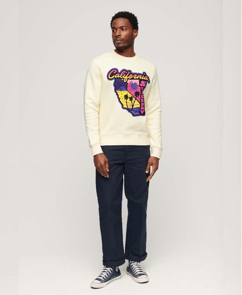 Buzo Cerrado Para Hombre Neon Travel Loose Sweatshirt