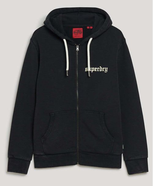 Buzo Abierto Para Hombre Tattoo Graphic Loose Ziphood
