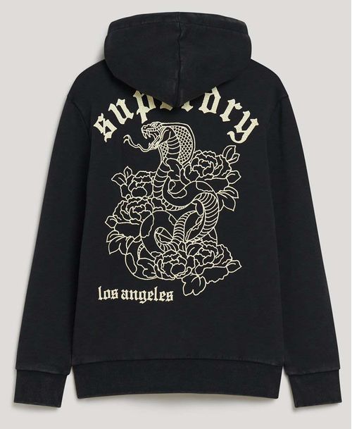 Buzo Abierto Para Hombre Tattoo Graphic Loose Ziphood