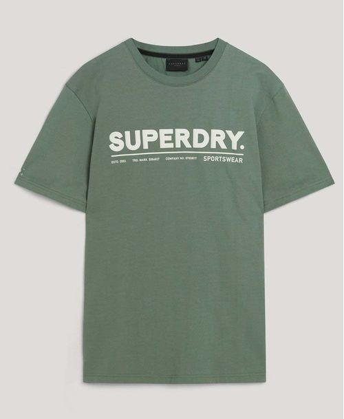 Camiseta Manga Corta Para Hombre Utility Sport Logo Loose Tee