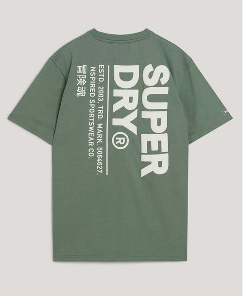 Camiseta Manga Corta Para Hombre Utility Sport Logo Loose Tee