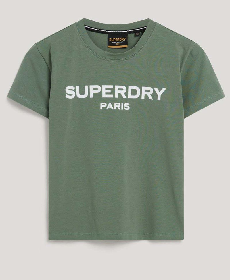 Camiseta-Manga-Corta-Para-Mujer-Sport-Luxe-Graphic-Fitted-Tee