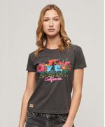 Camiseta-Manga-Corta-Para-Mujer-Cali-Sticker-Fitted-Tee