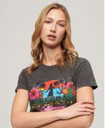 Camiseta-Manga-Corta-Para-Mujer-Cali-Sticker-Fitted-Tee