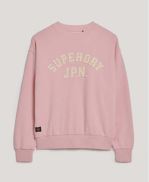 Buzo Cerrado Para Mujer Applique Athletic Loose Sweat