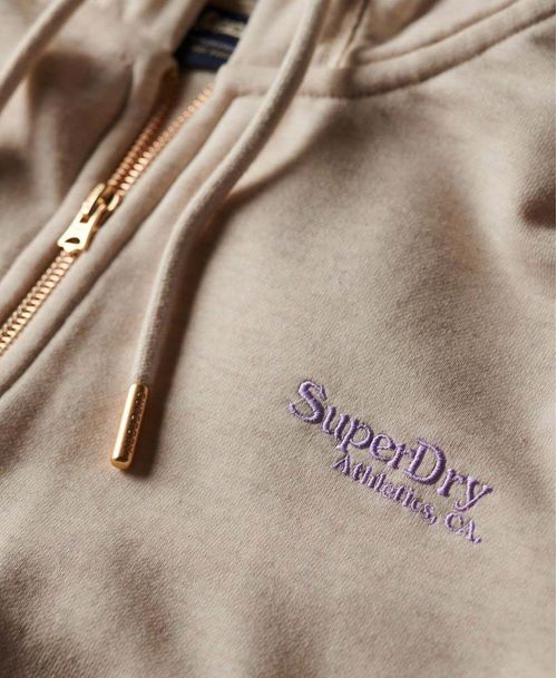 Buzo Abierto Para Mujer Essential Logo Ziphood Ub