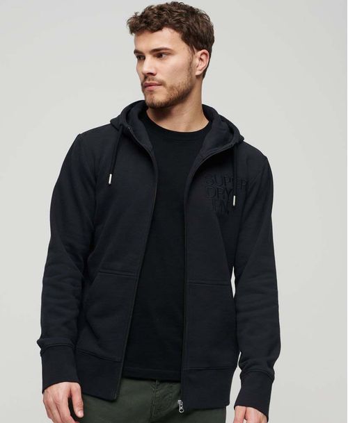 Buzo Abierto Para Hombre Brand Mark Ziphood