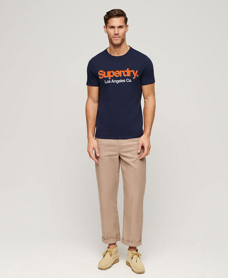 Camiseta-Para-Hombre-Core-Logo-Classic-Washed-Tee-