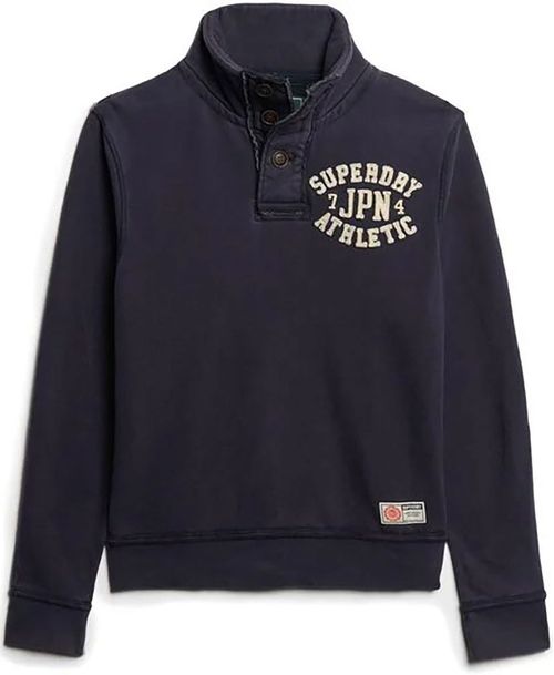 Buzo Cerrado Para Hombre Vintage Athletic Henley