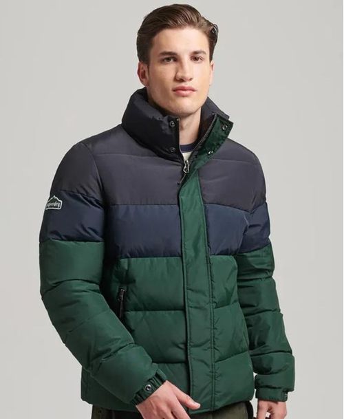 Chaqueta Padded Para Hombre Vintage Retro Cb Puffer