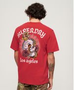 Camiseta-Manga-Corta-Para-Hombre-Tattoo-Graphic-Loose-