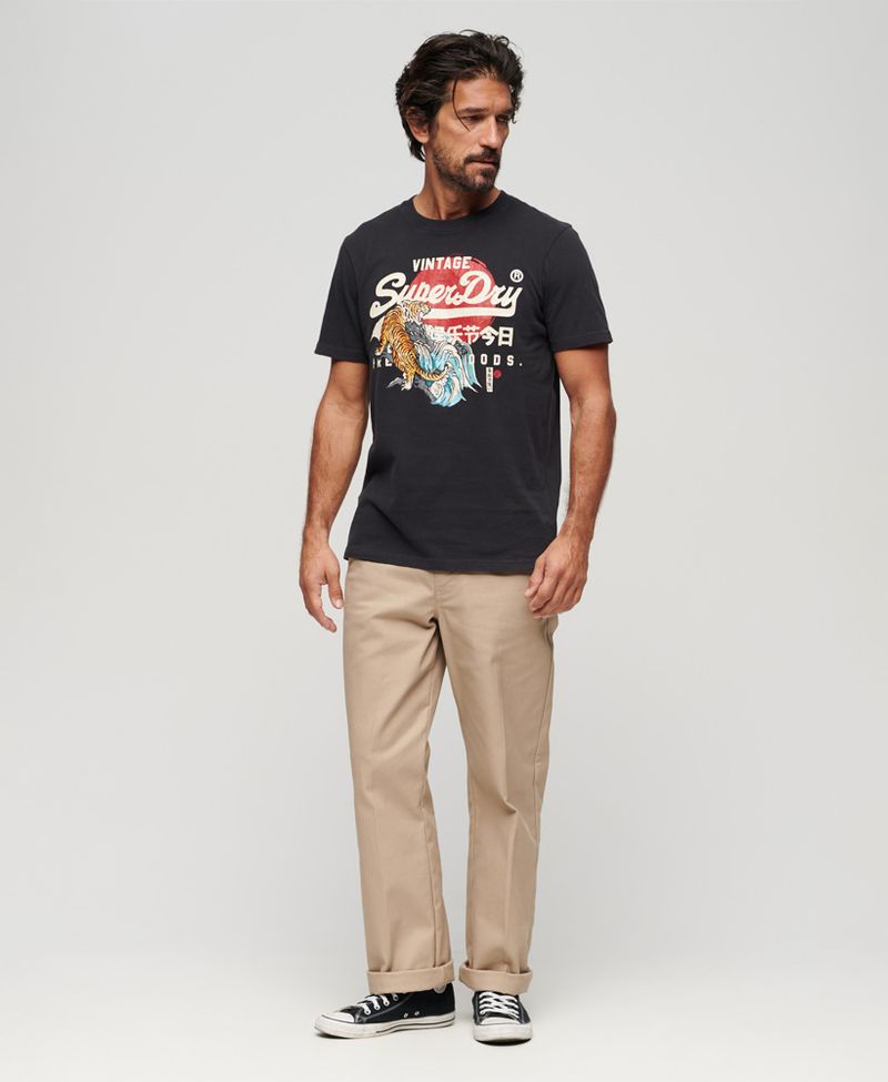 Camiseta-Manga-Corta-Para-Hombre-Tokyo-Vl-Graphic-
