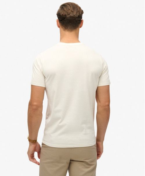 Camiseta Manga Corta Para Hombre Embroidered Script Graphic Tee