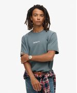 Camiseta-Manga-Corta-Para-Hombre-Micro-Logo-Graphic-Loose-Tee-