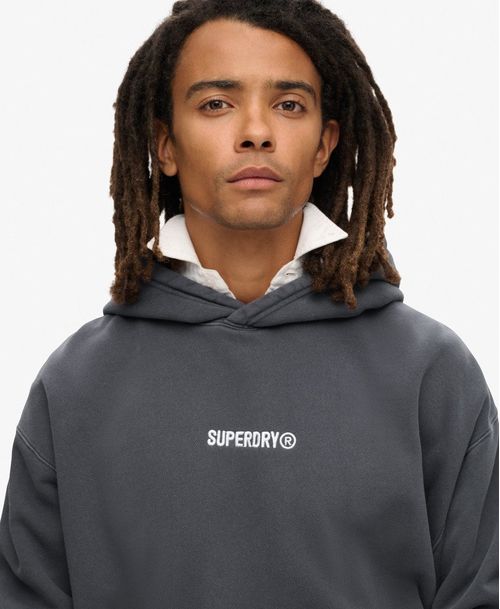 Buzo Cerrado Para Hombre Micro Logo Graphic Loose