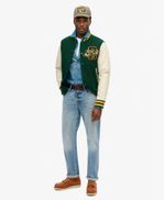 Chaqueta-Casual-Para-Hombre-Varsity-Wool-Bomber-
