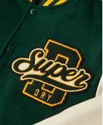 Chaqueta-Casual-Para-Hombre-Varsity-Wool-Bomber-
