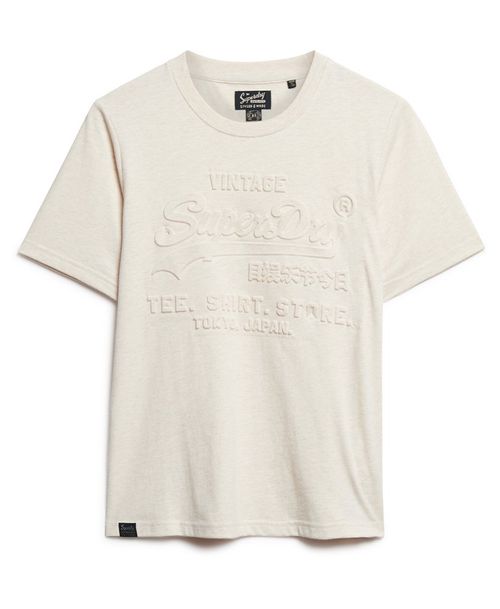 Camiseta Manga Corta Para Mujer Embossed Vl Relaxed