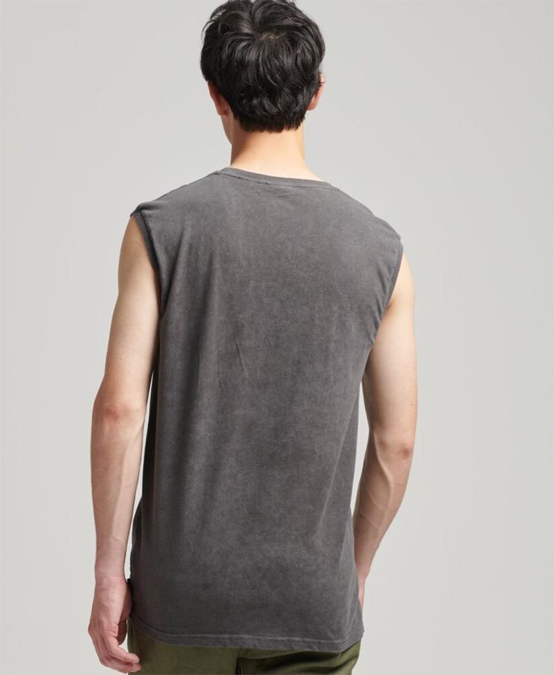 Camiseta-Manga-Sisa-Para-Hombre-Vintage-Record-Label-Vest