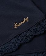 Top-Para-Mujer-Lace-Trim-Tee