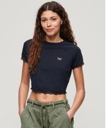 Top-Para-Mujer-90-S-Lace-Trim-Tee