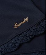 Top-Para-Mujer-90-S-Lace-Trim-Tee