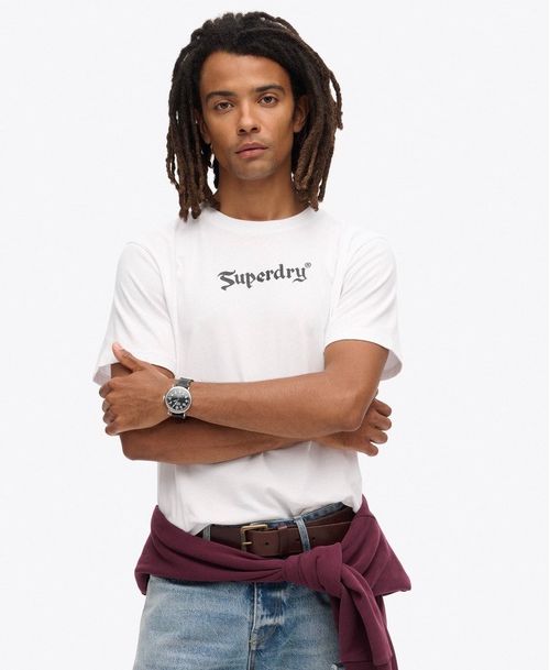 Camiseta Manga Corta Para Hombre Retro Rock Graphic