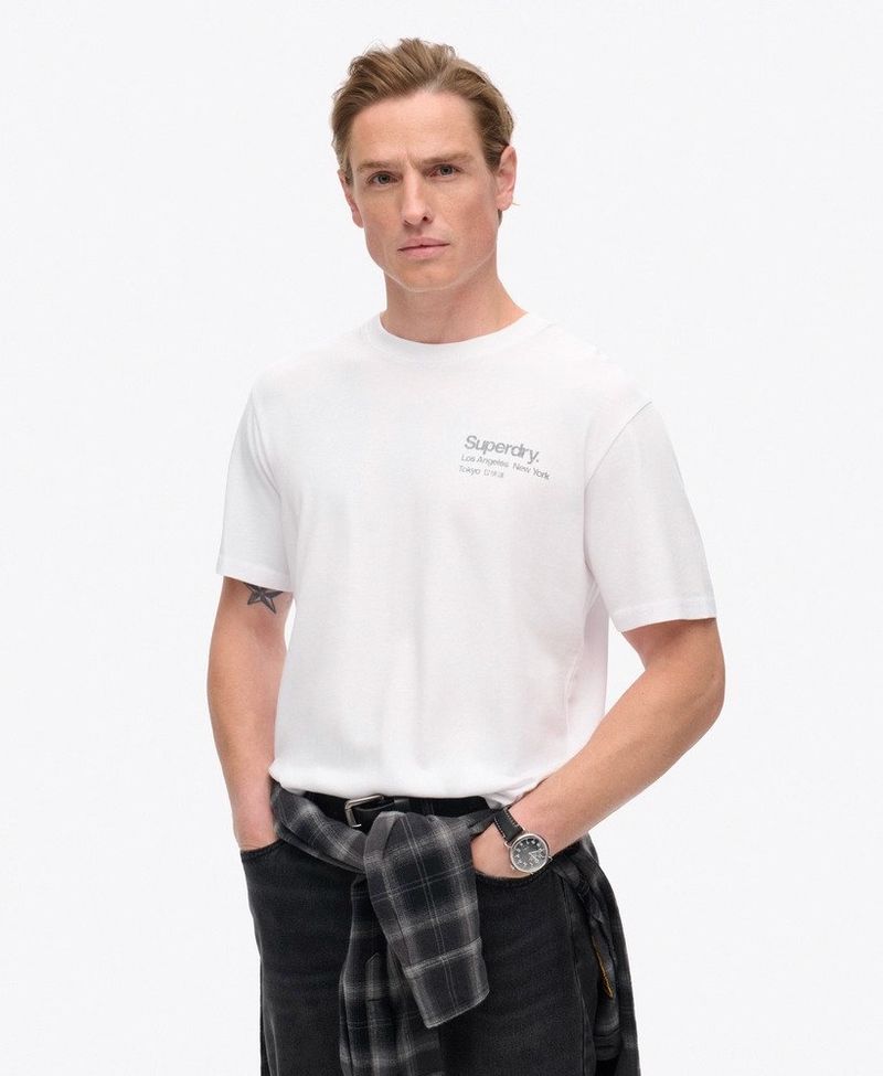 Camiseta-Manga-Corta-Para-Hombre-Core-Logo-City-Loose-Tee