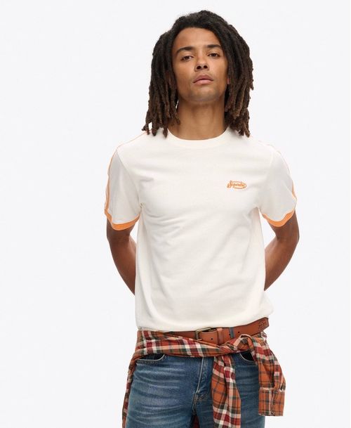Camiseta Manga Corta Para Hombre Essential Logo Retro St Tee