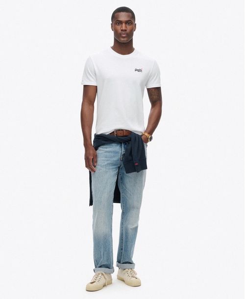 Camiseta Manga Corta Para Hombre Essential Contrast Emb Tee