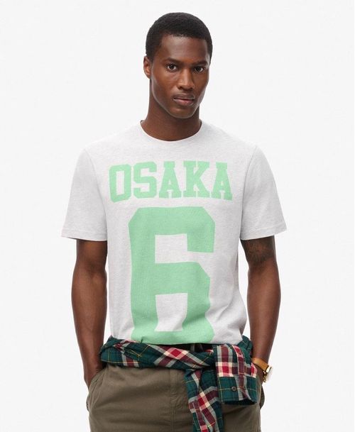 Camiseta Manga Corta Para Hombre Osaka 6 Marl Standard Tee