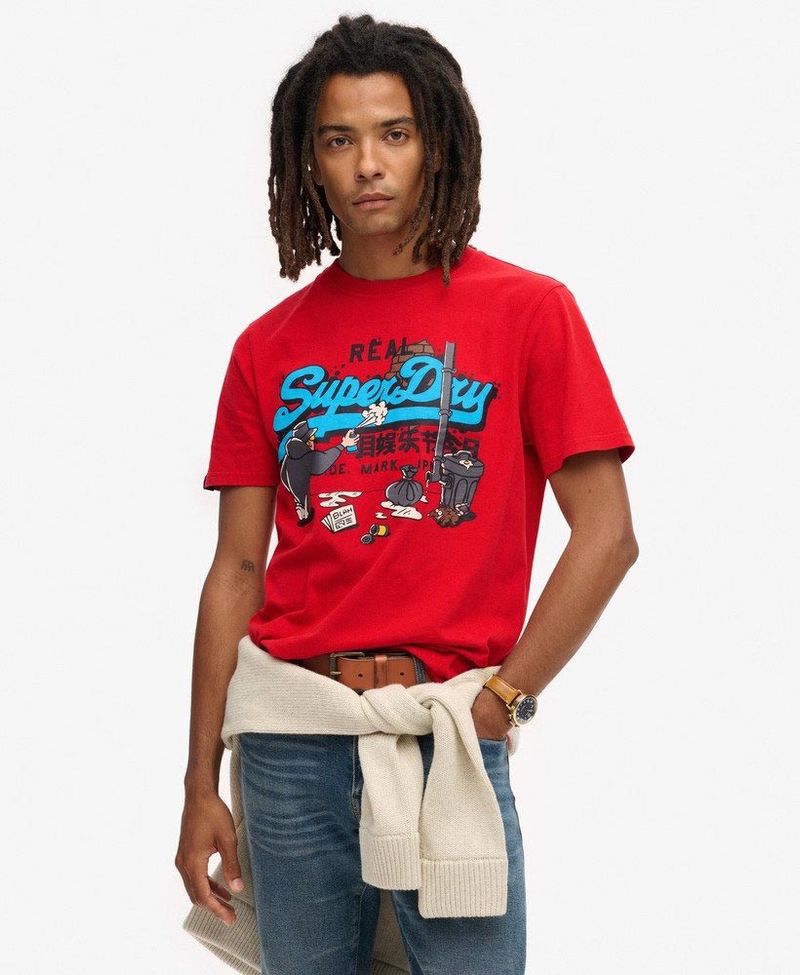 Camiseta-Manga-Corta-Para-Hombre-New-York-Vl-Graphic-T-Shirt-