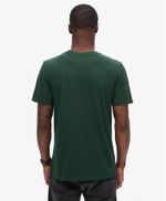 Camiseta-Manga-Corta-Para-Hombre-Retro-Stripe-Logo-T-Shirt-