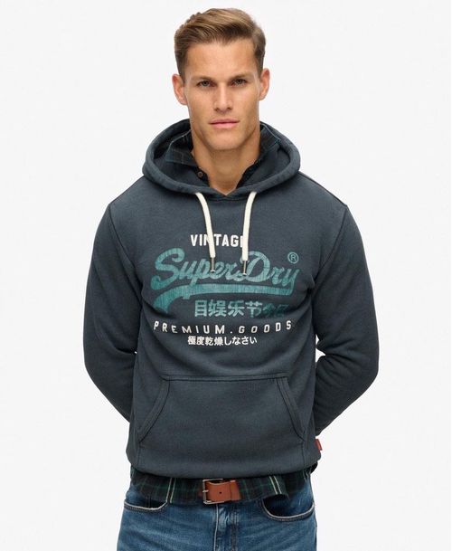 Buzo Cerrado Para Hombre Duo Vintage Logo