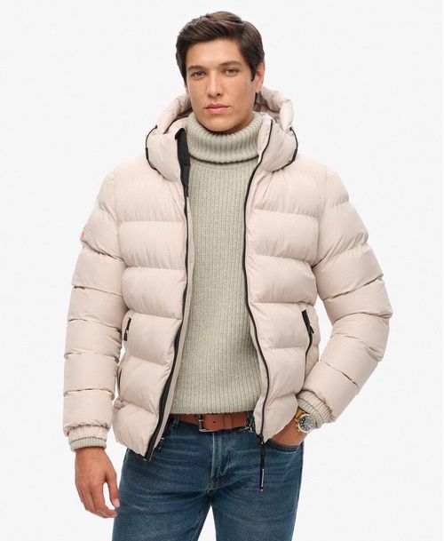 Chaqueta Padded Para Hombre Hooded Sports