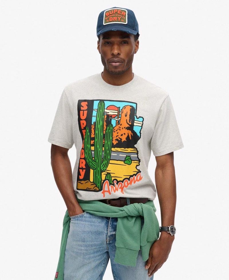 Camiseta-Manga-Corta-Para-Hombre-Travel-Postcard-Graphic-Tee-