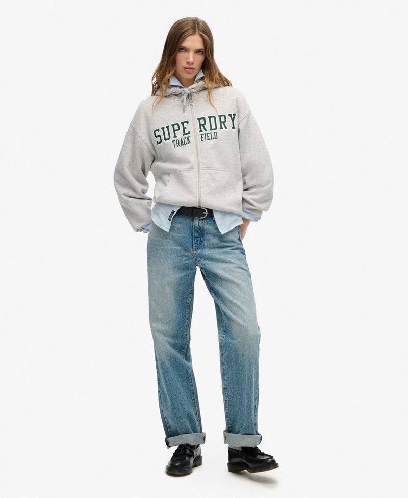 Buzo-Abierto-Para-Mujer-College-Logo-Boyfriend-Zip