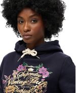 Buzo-Cerrado-Para-Mujer-Floral-Graphic-Logo-