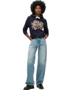 Buzo-Cerrado-Para-Mujer-Floral-Graphic-Logo-