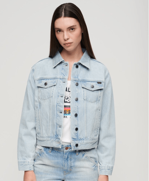 Chaqueta Denim Para Mujer Emb Denim Trucker