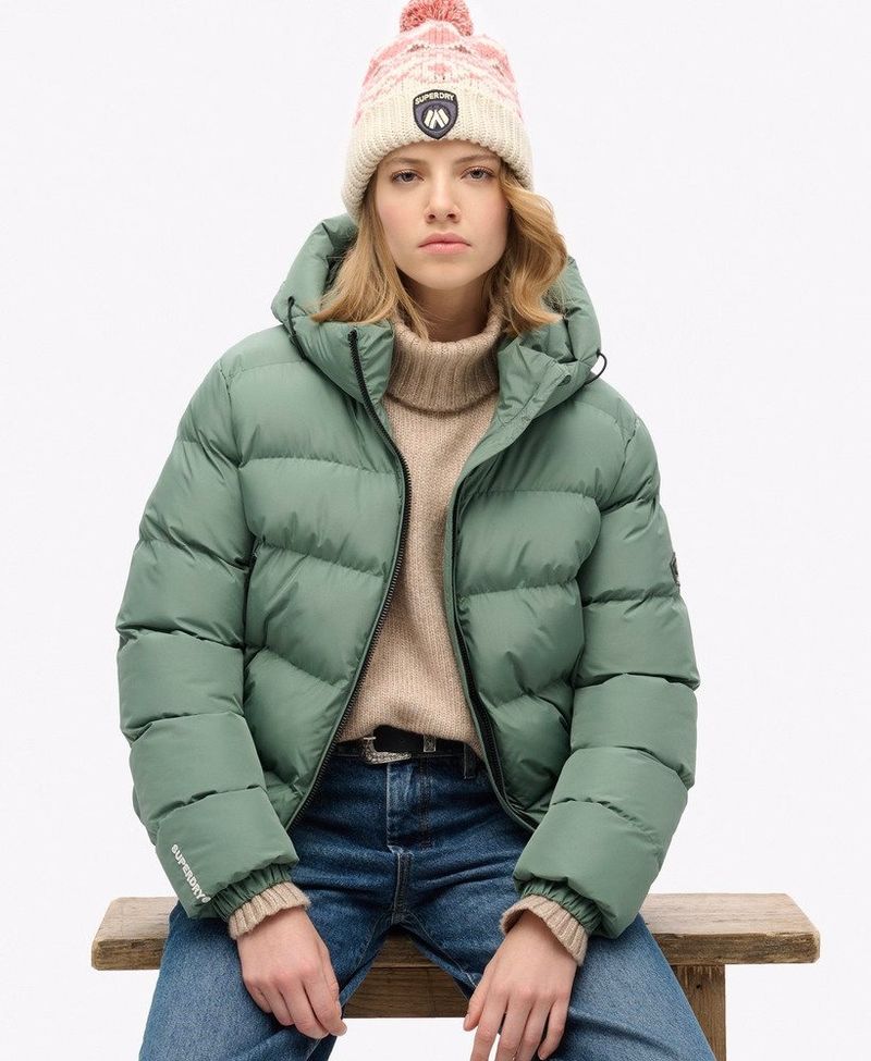 Chaqueta-Padded-Para-Mujer-Hooded-Sports