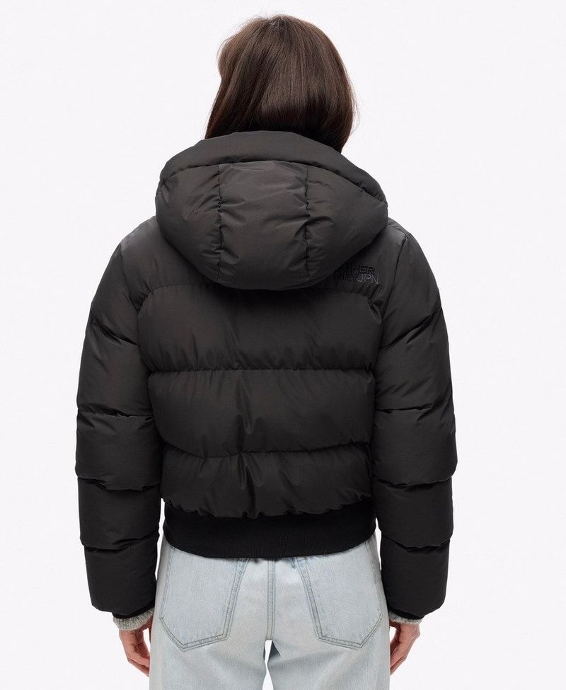 Chaqueta-Padded-Para-Mujer-Hooded-Sports-Puffer-Bomber