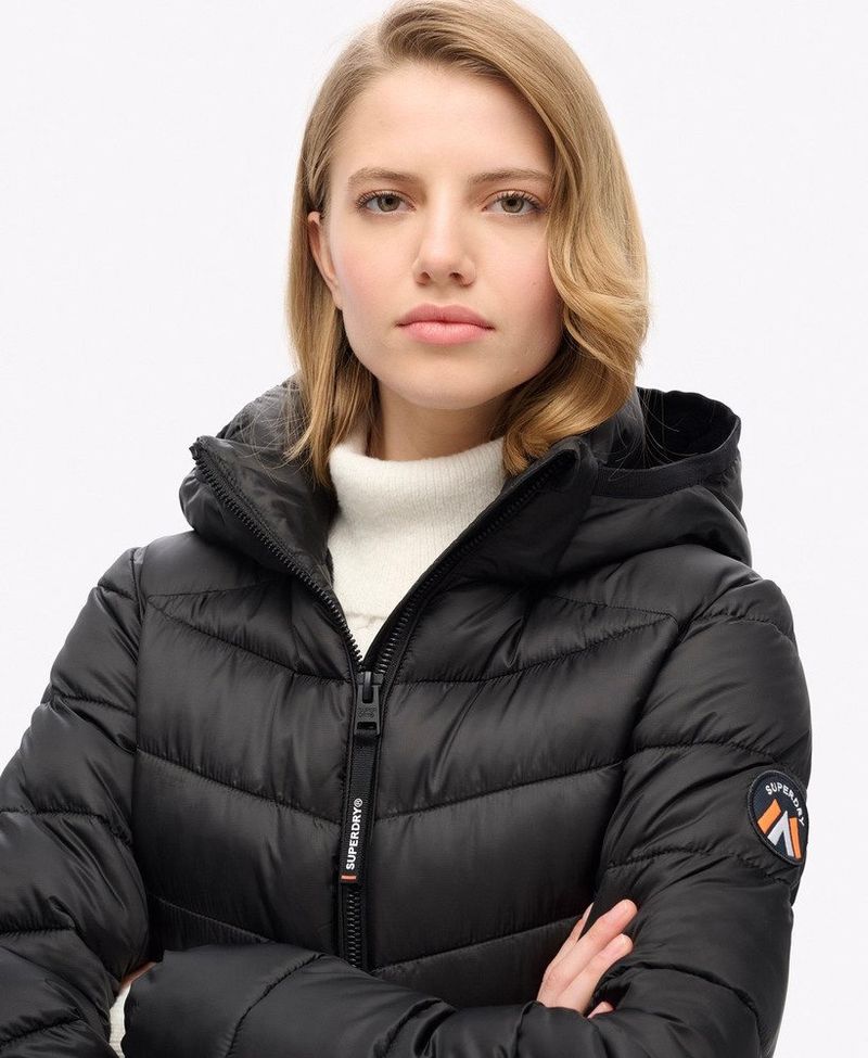 Chaqueta-Padded-Para-Mujer-Hooded-Fuji-Quilt-Padded
