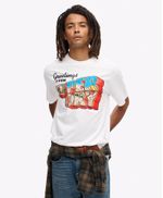 Camiseta-Manga-Corta-Para-Hombre-Travel-Postcard-Graphic-Tee