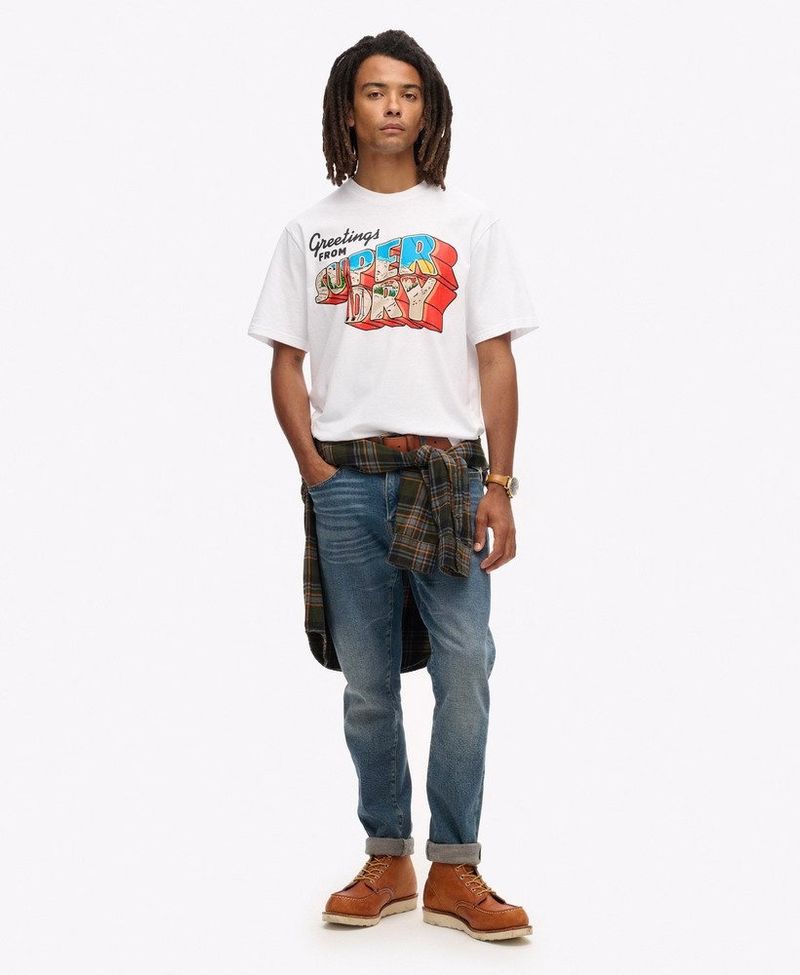 Camiseta-Manga-Corta-Para-Hombre-Travel-Postcard-Graphic-Tee