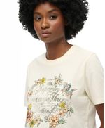 Camiseta-Manga-Corta-Para-Mujer-Floral-Graphic-Relaxed