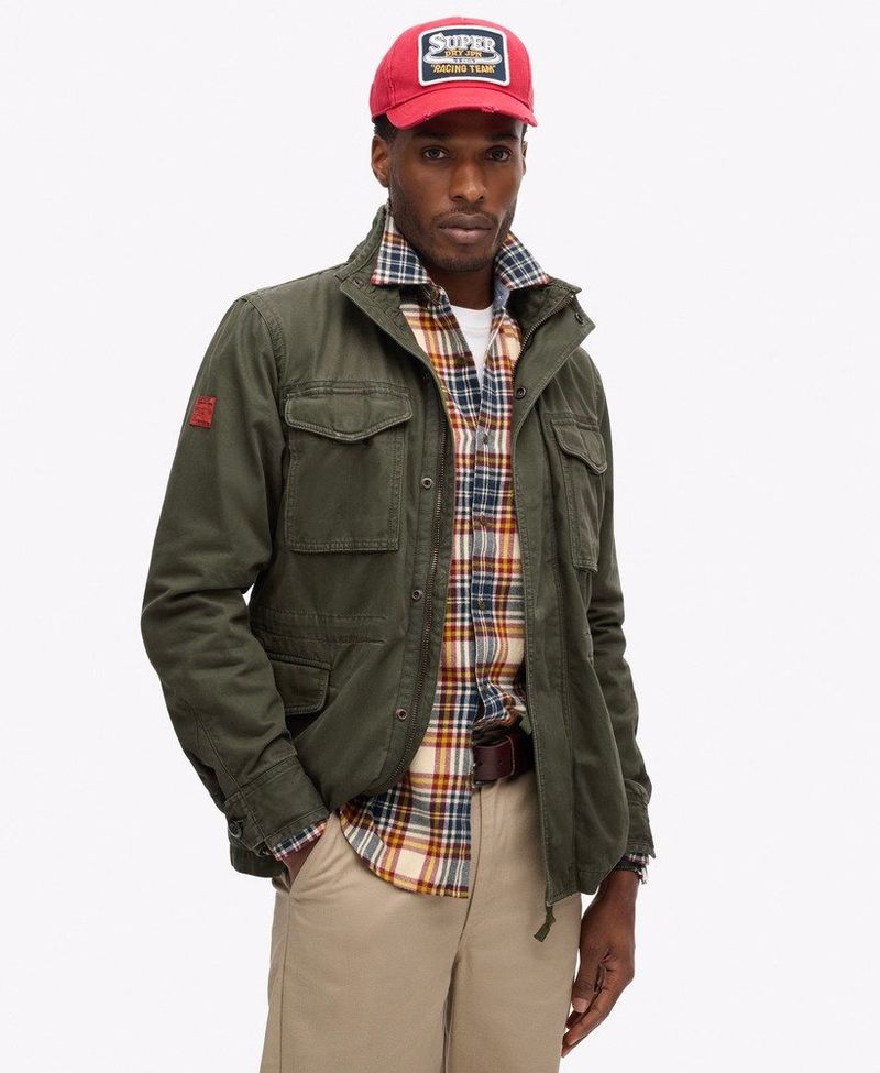 Chaqueta-Casual-Para-Hombre-Rookie-Military