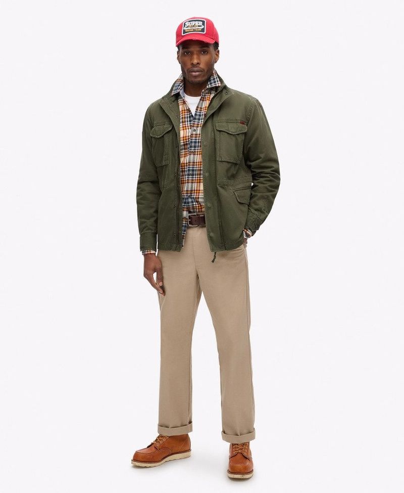 Chaqueta-Casual-Para-Hombre-Rookie-Military