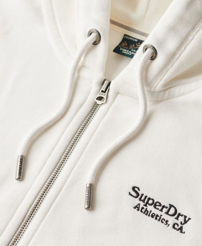 Buzo-Abierto-Para-Mujer-Essential-Logo-Zip