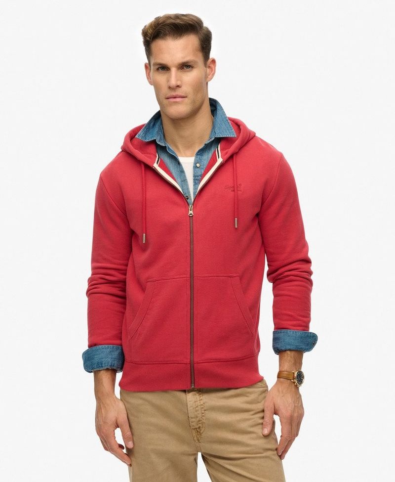 Buzo-Para-Hombre-Essential-Logo-Zip